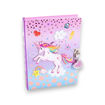 Picture of HOT FOCUS SECRET DIARY UNICORN X/LOCK  KEYS - GLOW IN THE DA